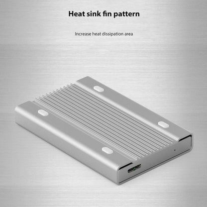 Blueendless U23Q SATA 2.5 inch Micro B Interface HDD Enclosure with USB-C / Type-C to USB 3.0 Cable, Support Thickness: 1cm or less by buy2fix