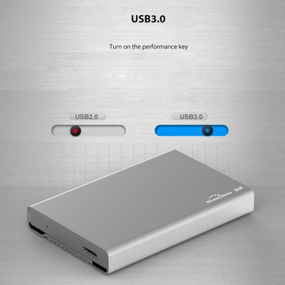 Blueendless U23Q SATA 2.5 inch Micro B Interface HDD Enclosure with USB-C / Type-C to USB 3.0 Cable, Support Thickness: 1cm or less by buy2fix