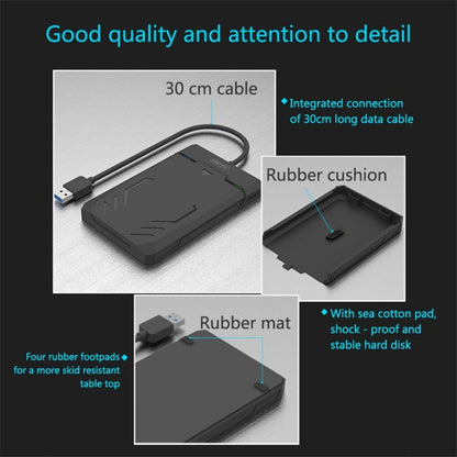 UNITEK SATA 2.5 inch USB 3.0 Interface HDD Enclosure, Length: 30cm by buy2fix