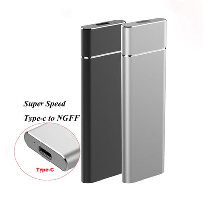 M.2 NGFF to USB-C / Type-C USB 3.1 Interface Aluminum Alloy SSD Enclosure(Black) by buy2fix