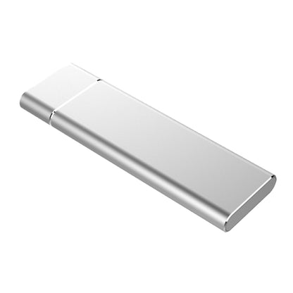 M.2 NGFF to USB-C / Type-C USB 3.1 Interface Aluminum Alloy SSD Enclosure (Silver) by buy2fix