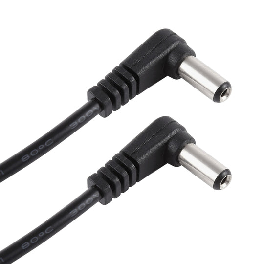 Câble d'alimentation CC coudé mâle à mâle, 30cm, 5A, 5.5x2.1mm, DC 12-24V