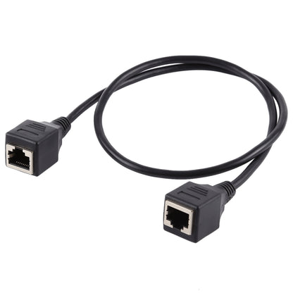 RJ45 Female to Female Ethernet LAN Network Extension Cable Cord, Cable Length: 30cm by buy2fix