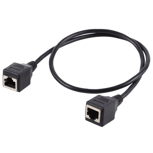 RJ45 Female to Female Ethernet LAN Network Extension Cable Cord, Cable Length: 30cm by buy2fix