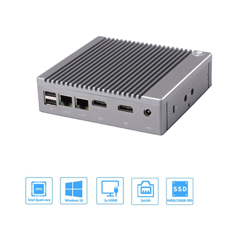 K660S Windows and Linux System Mini PC, Intel Celeron Processor N2840 Quad-Core 1.83- 2.25GHz, 4GB RAM + 64GB SSD by buy2fix