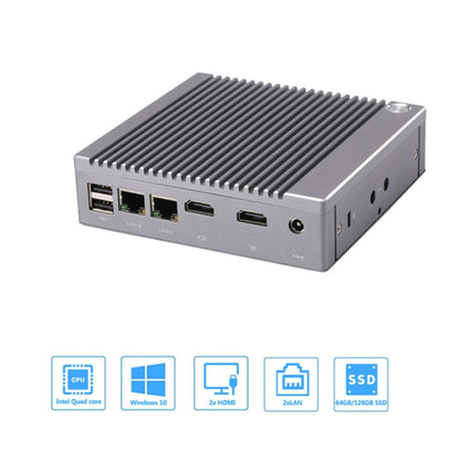 K660S Windows and Linux System Mini PC, Intel Celeron Processor N2840 Quad-Core 1.83- 2.25GHz, 4GB RAM + 64GB SSD by buy2fix