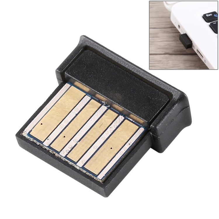 Ultra Mini Bluetooth 4.0 USB Dongle, Transmission Distance: 30m by buy2fix