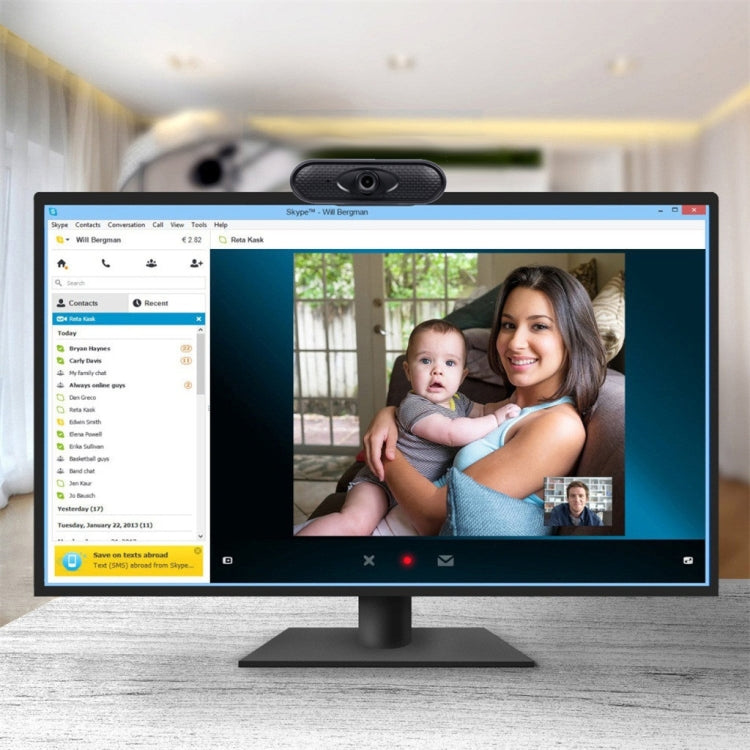 720P USB Camera WebCam with Microphone by buy2fix