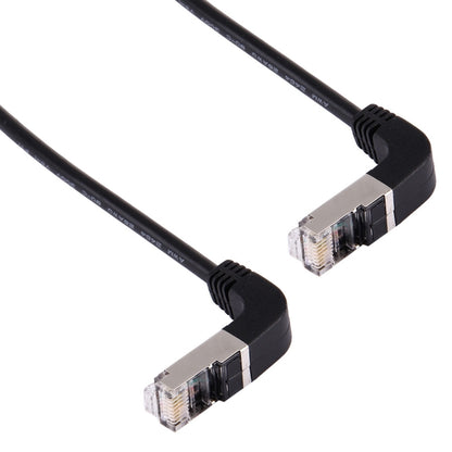 1m RJ45 Male Bent Down to RJ45 Male Bent Down Network LAN Cable by buy2fix