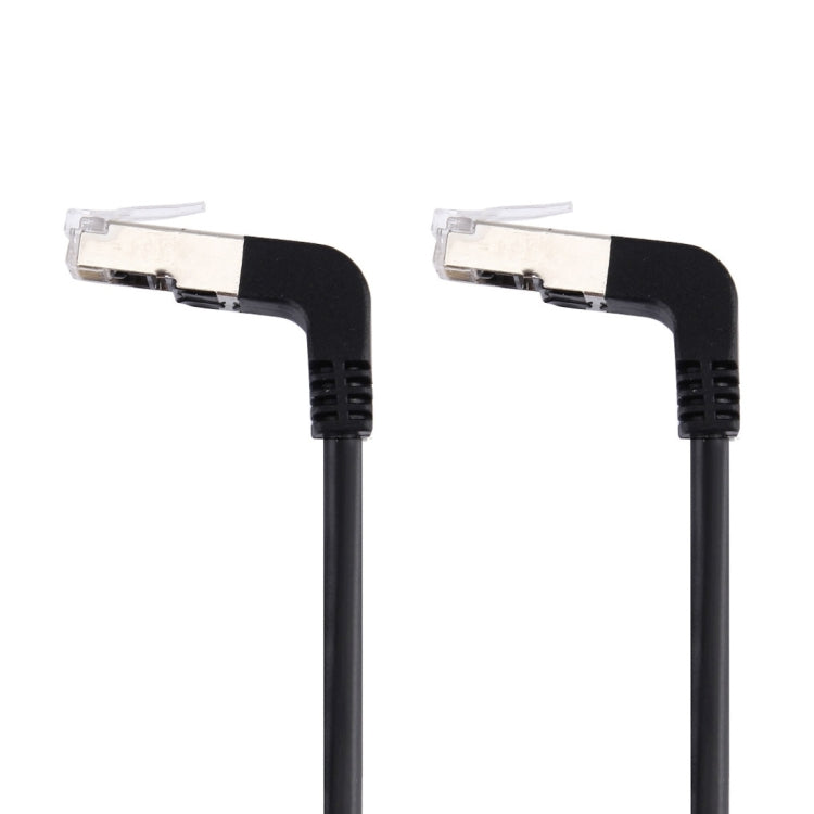 1m RJ45 Male Bent Upward to RJ45 Male Bent Upward Network LAN Cable by buy2fix