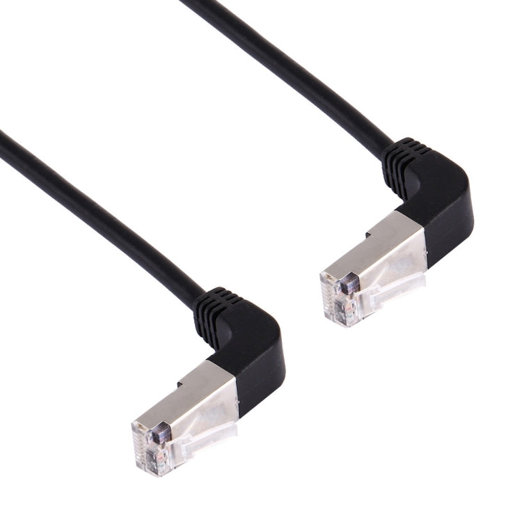 1m RJ45 Male Bent Upward to RJ45 Male Bent Upward Network LAN Cable by buy2fix