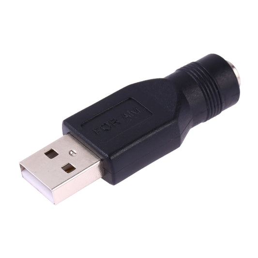 USB Male to 5.5 x 2.1mm Female Plug Adapter Connector - Universal Power Adapter by buy2fix | Online Shopping UK | buy2fix