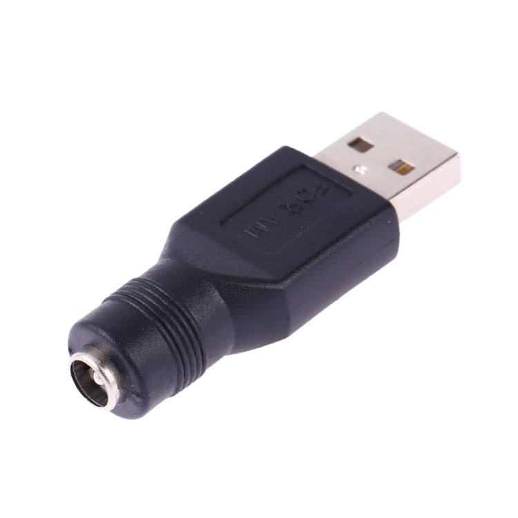 USB Male to 5.5 x 2.1mm Female Plug Adapter Connector - Universal Power Adapter by buy2fix | Online Shopping UK | buy2fix