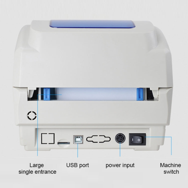 Xprinter XP-460B USB Port Thermal Automatic Calibration Barcode Printer - Receipt Printers by Xprinter | Online Shopping UK | buy2fix