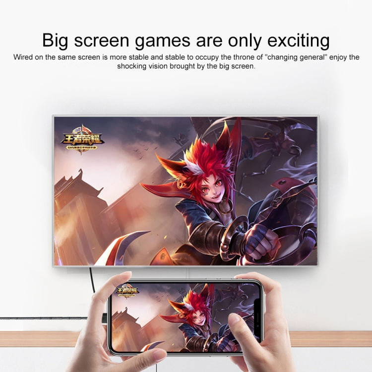 7563s USB-C / Type-C Female to 2K HDMI Male HD Video Adapter Cable, Cable Length: 1m by buy2fix