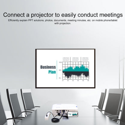 7563s USB-C / Type-C Female to 2K HDMI Male HD Video Adapter Cable, Cable Length: 1m by buy2fix