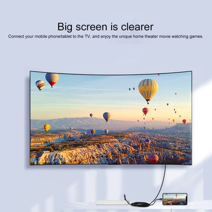 7563s USB-C / Type-C Female to 2K HDMI Male HD Video Adapter Cable, Cable Length: 1m by buy2fix