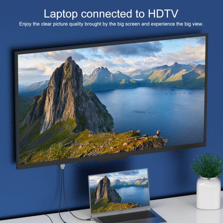 9572PD USB-C / Type-C Male to HDMI Male 4K HD Video Adapter Cable, Cable Length: 1.8m by buy2fix