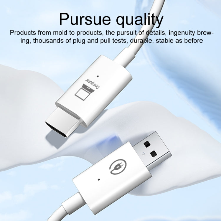 CS5 Wireless HDMI Transmitter Receiver Computer Game Console Screen Player Adapter Cable - Wireless Display Dongle by buy2fix | Online Shopping UK | buy2fix