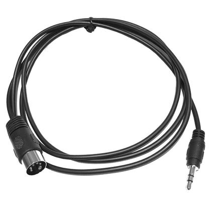 3.5mm Stereo Jack to Din 5 Pin MIDI Plug Audio Adapter Cable, Cable Length: 1.5m - Microphone Audio Cable & Connector by buy2fix | Online Shopping UK | buy2fix
