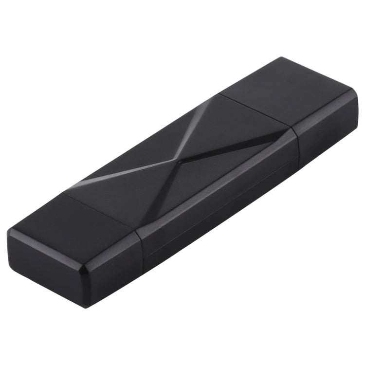 USB-C / Type-C + SD + TF + Micro USB to USB 3.0 Card Reader (Black) by buy2fix
