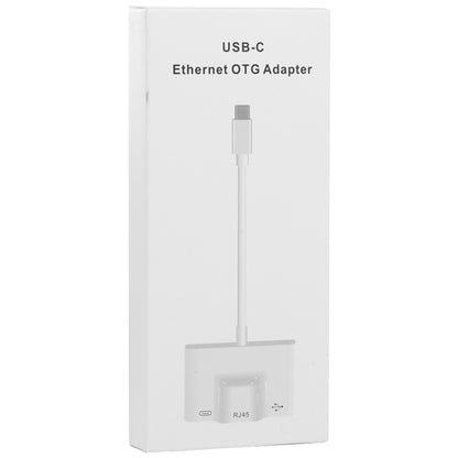 3 in 1 USB-C / Type-C Male to USB + 100M RJ45 Ethernet + Type-C Power Female Adapter by buy2fix