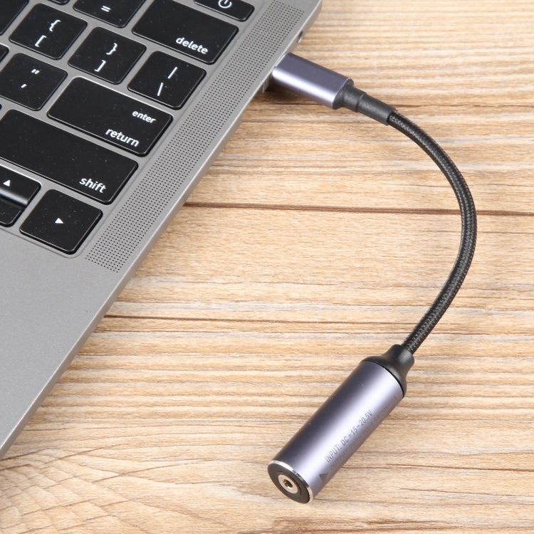 USB-C / Type-C Male to 2.5x0.7mm Female Nylon Braided Adapter Cable by buy2fix