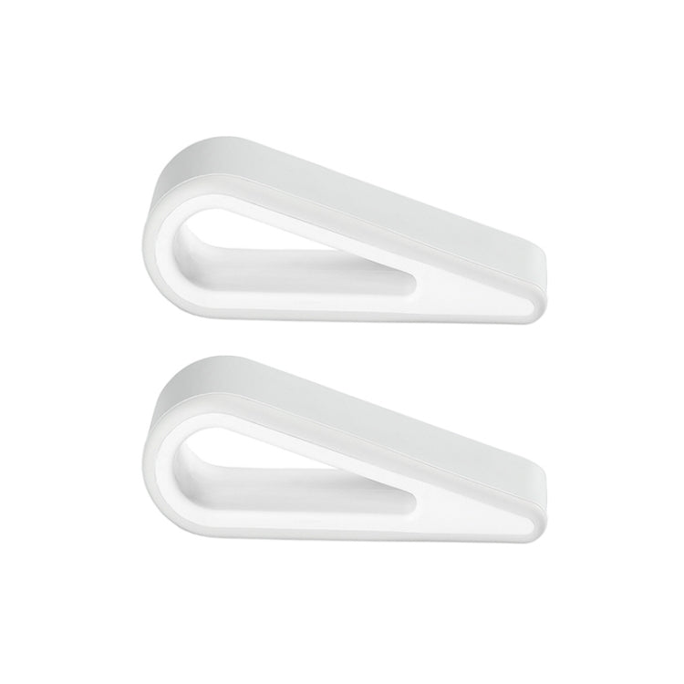 2 PCS Simple Notebook Computer Bracket Adjustable Height Increase Heat Dissipation Base Pad Holder (White) - Laptop Stand by buy2fix | Online Shopping UK | buy2fix