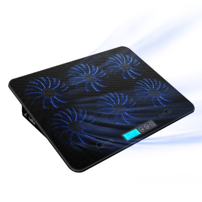 ICE COOREL Notebook Computer Base Speed Control Silent Six-fan Cooling Holder Cooling Rack, Style: Flagship - Laptop Stand by buy2fix | Online Shopping UK | buy2fix