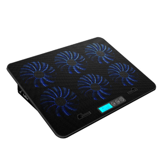 ICE COOREL Notebook Computer Base Speed Control Silent Six-fan Cooling Holder Cooling Rack, Style: Flagship - Laptop Stand by buy2fix | Online Shopping UK | buy2fix