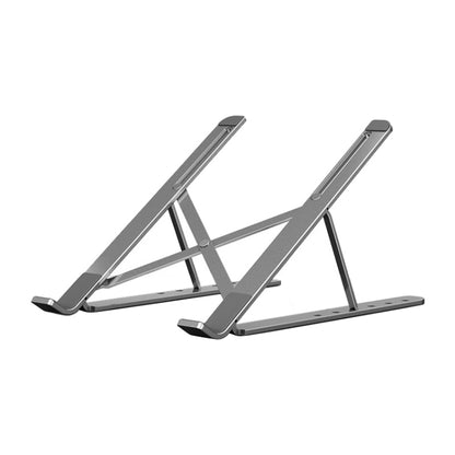 Portable Adjustable Laptop Stand Desktop Lifting Height Increase Rack Folding Heat Dissipation Holder, Style: Ordinary(Grey) - Laptop Stand by buy2fix | Online Shopping UK | buy2fix