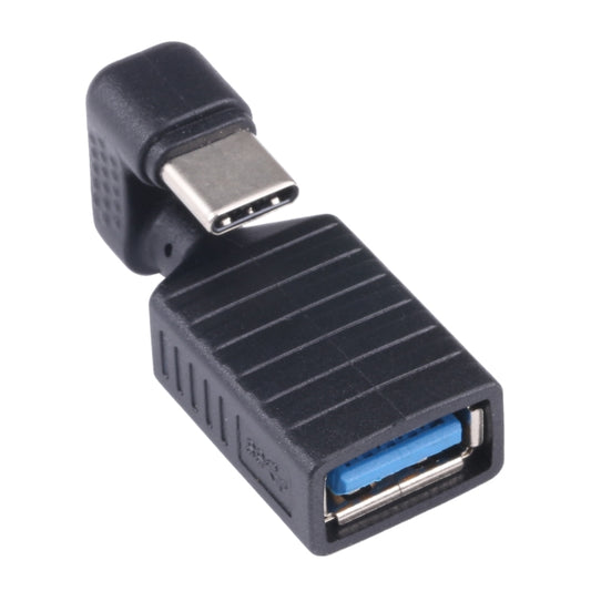 USB-C / Type-C Male to USB 3.0 Female U-shaped Elbow OTG Adapter by buy2fix
