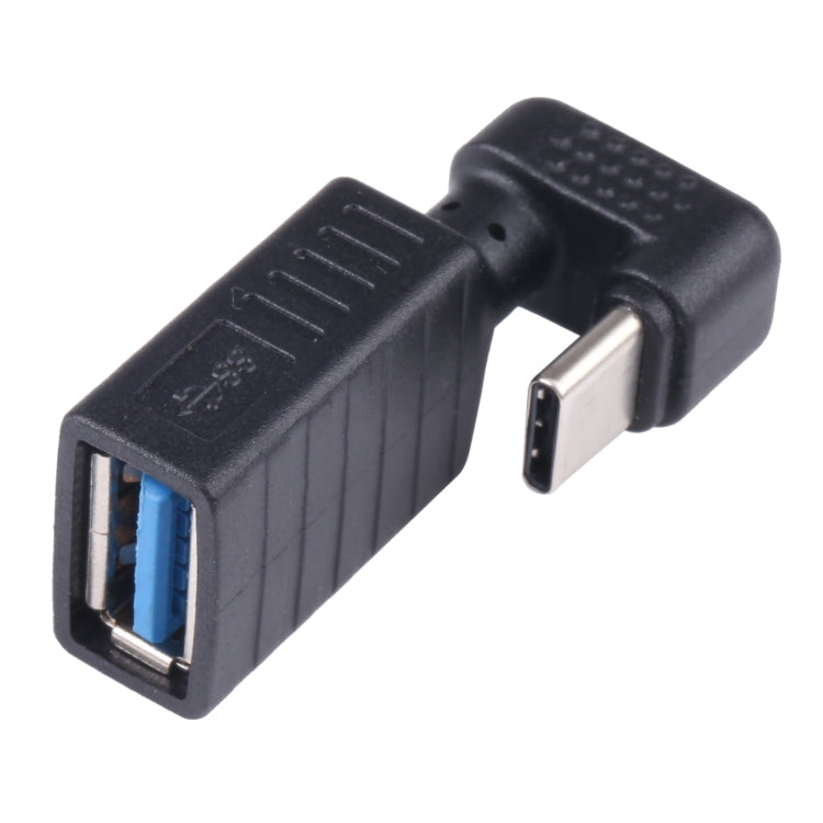 USB-C / Type-C Male to USB 3.0 Female U-shaped Elbow OTG Adapter by buy2fix
