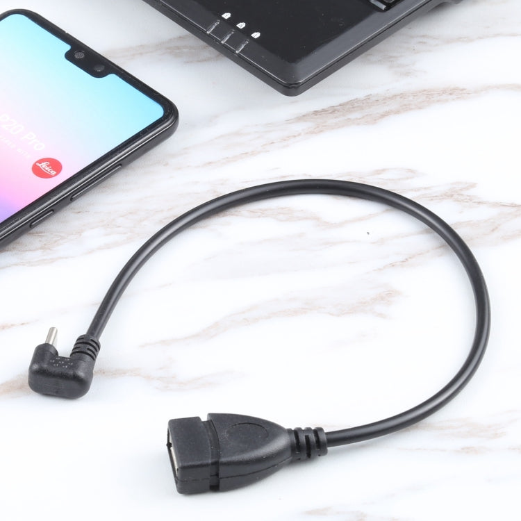 U-shaped Type-C Male to USB 2.0 Female OTG Data Cable by buy2fix