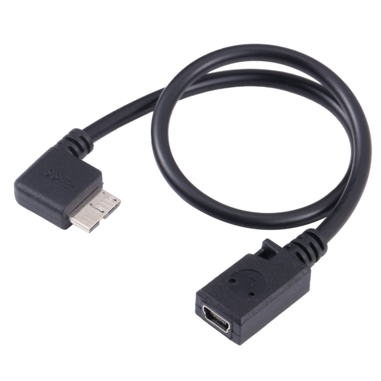 Mini USB Female to Micro-B 3.0 Male Data Charging Cable by buy2fix