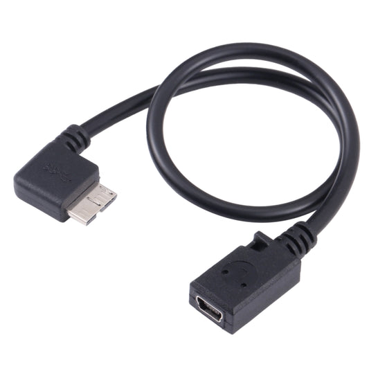 Mini USB Female to Micro-B 3.0 Male Data Charging Cable by buy2fix