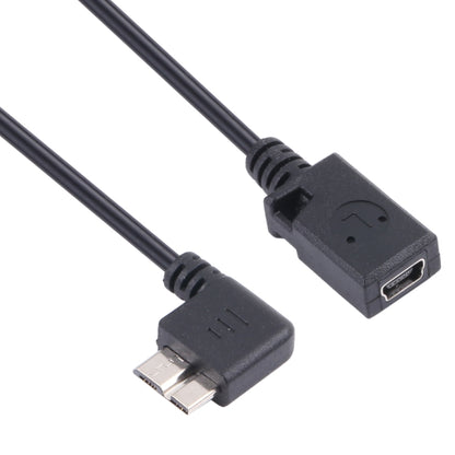 Mini USB Female to Micro-B 3.0 Male Data Charging Cable by buy2fix