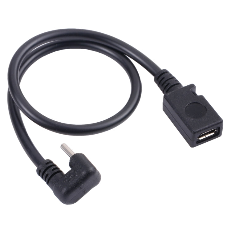 U-shaped USB-C / Type-C Male to Micro USB Female Extension Cable by buy2fix