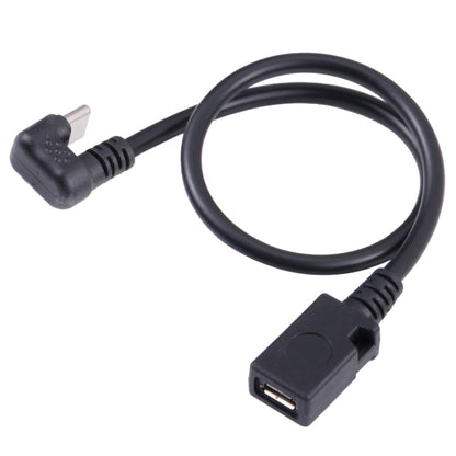U-shaped USB-C / Type-C Male to Micro USB Female Extension Cable by buy2fix