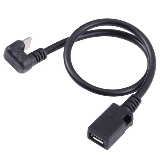 U-shaped USB-C / Type-C Male to Micro USB Female Extension Cable by buy2fix