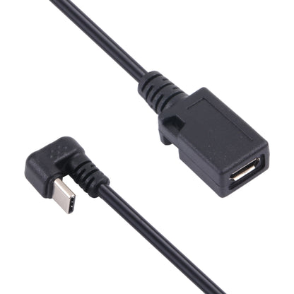U-shaped USB-C / Type-C Male to Micro USB Female Extension Cable by buy2fix