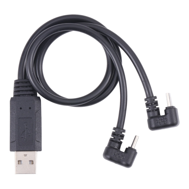 U-shaped USB-C / Type-C Male + Micro USB Male to USB Cable by buy2fix