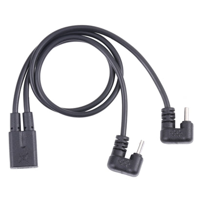 U-shaped USB-C / Type-C Male + Micro USB Male to Micro USB Female Cable by buy2fix