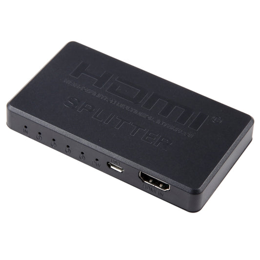 3D 4K HDMI Splitter Box, 1 Input x 4 Output, USB Power Supply(Black) - Splitter by buy2fix | Online Shopping UK | buy2fix