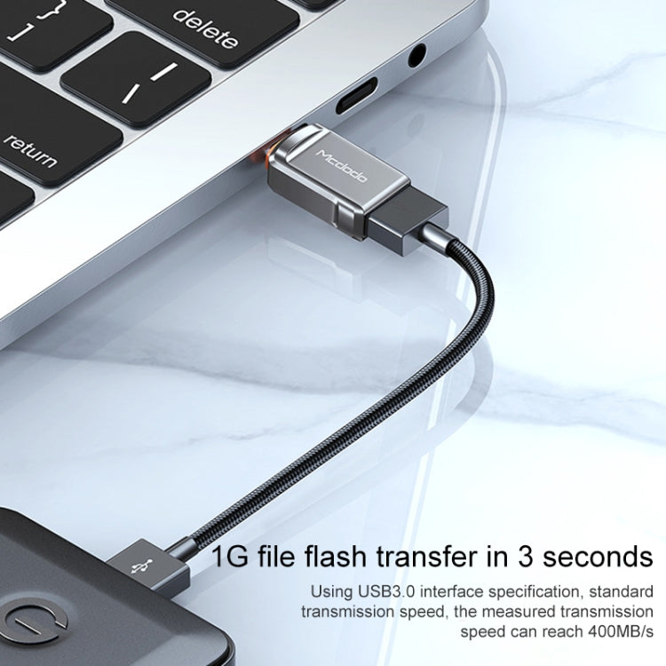 MCDODO USB 3.0 Female to USB-C / Type-C Male OTG Converter USB Flash Disk - OTG Adapter by Mcdodo | Online Shopping UK | buy2fix