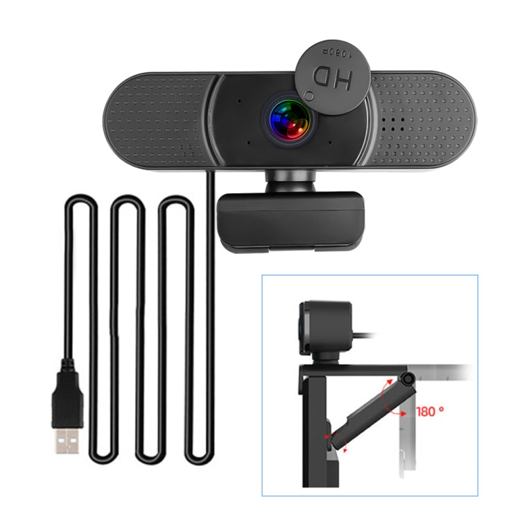C36 1080P HD Computer Camera Webcam(Black) by buy2fix