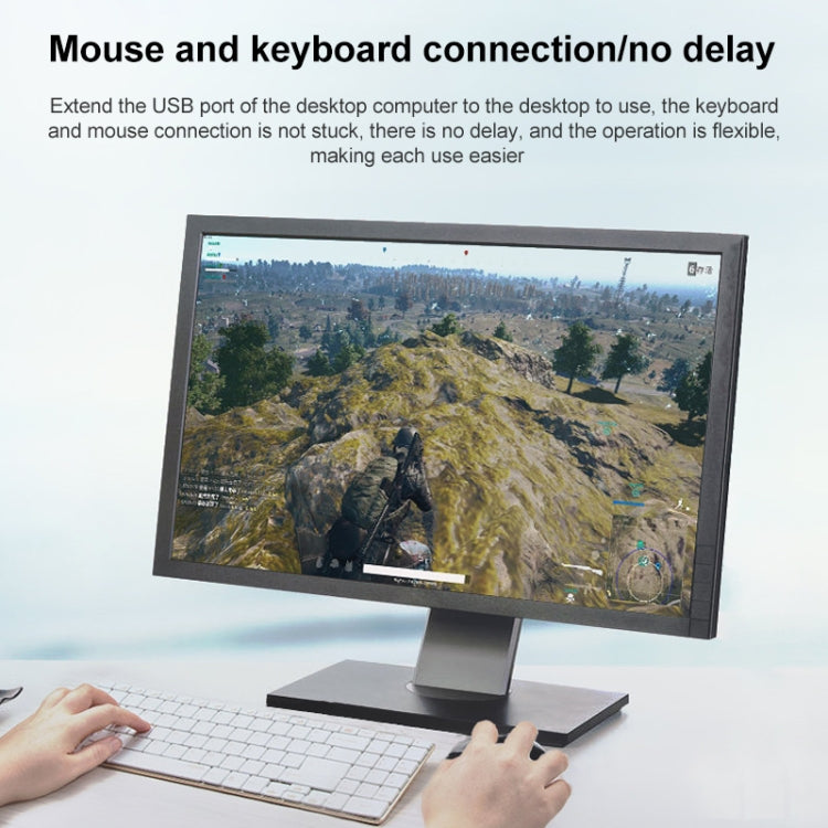 USB-C / Type-C to 4 USB 3.0 Ports Aluminum Alloy HUB with Switch (Silver) by buy2fix