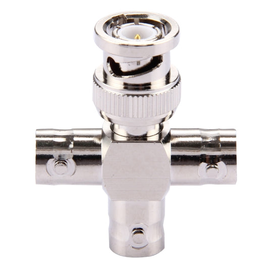 2 PCS 1 x BNC Male to 3 x BNC Female Connector,  Cross Type - Connector by buy2fix | Online Shopping UK | buy2fix