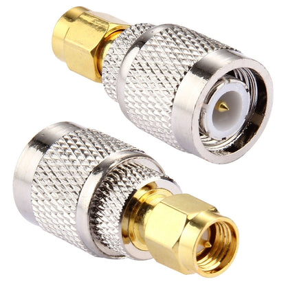 2 PCS TNC Male to SMA Male Connector by buy2fix