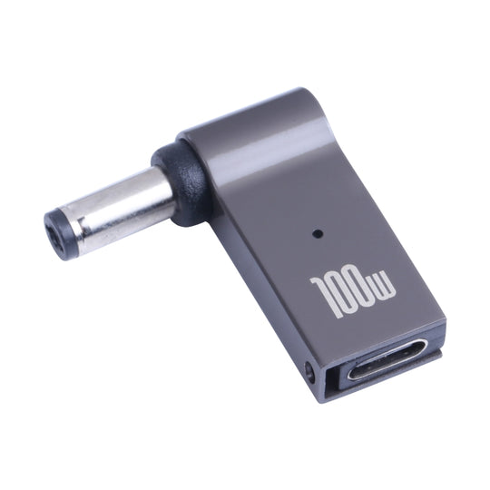 100W USB-C / Typ-C Buchse auf DC 5,5 x 2,1 mm Stecker Computer-Ladeadapter